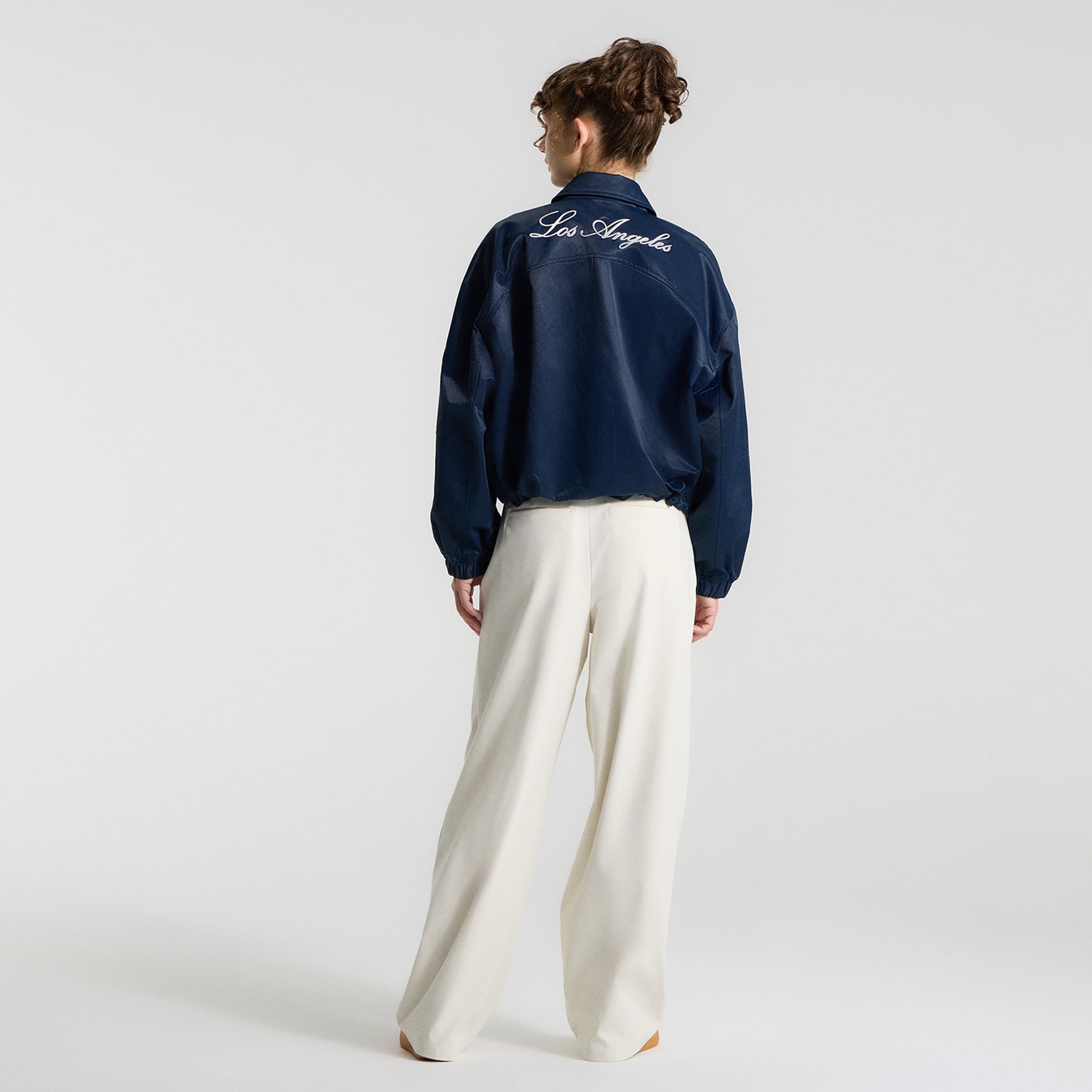 Veste d'entraîneur lululemon True Navy Los Angeles Dodgers pour femme