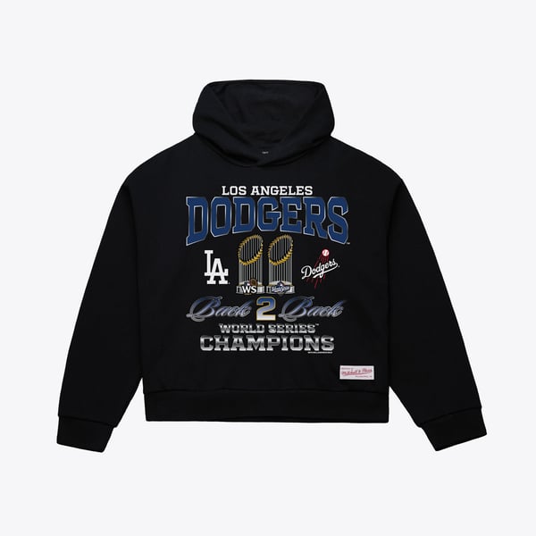 ウィメンズ Mitchell&Ness ブラック ロサンゼルス・ドジャース Back 2 