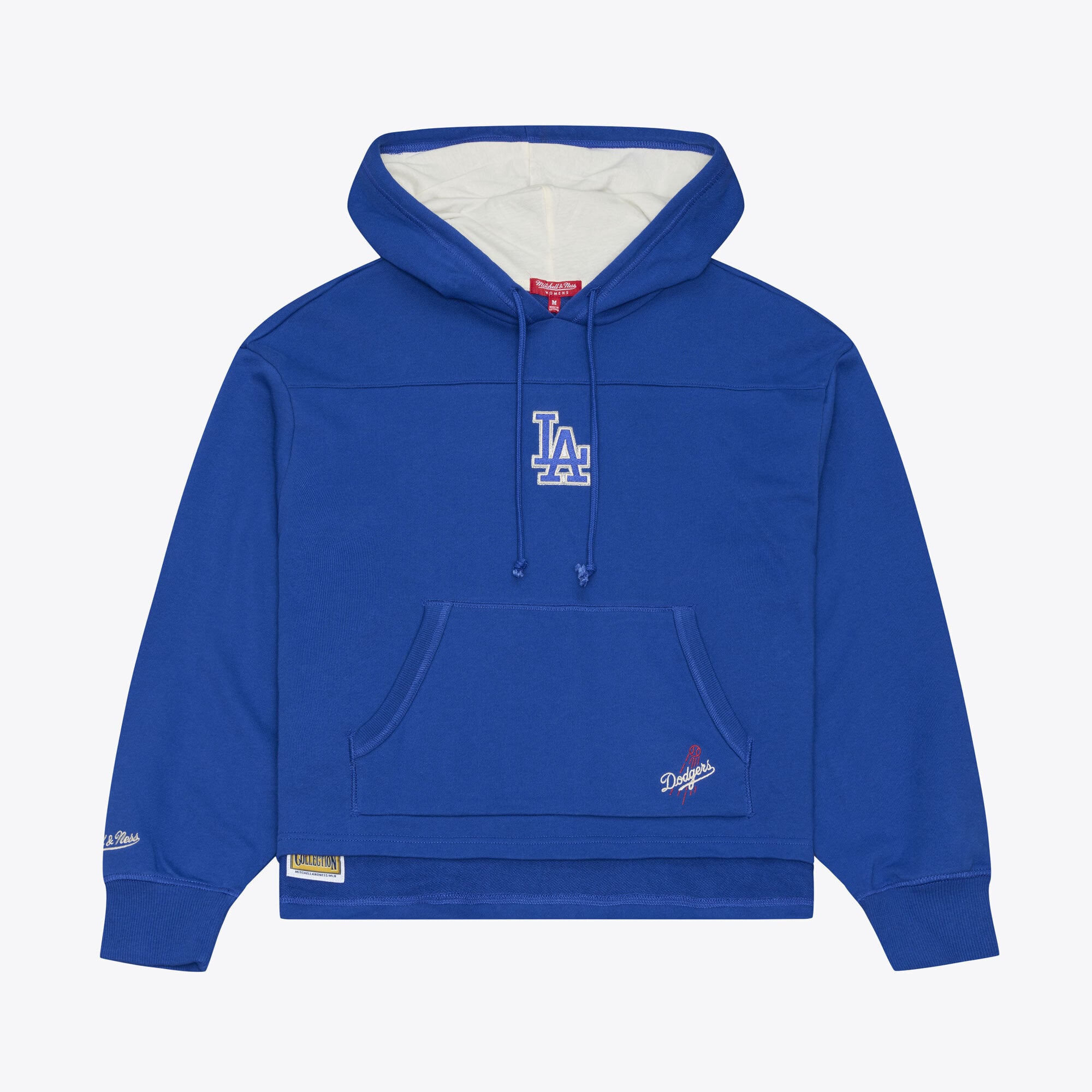 Women's Mitchell & Ness Royal Los Angeles Dodgers Cooperstown Collection Retro Roots Pullover Hoodie