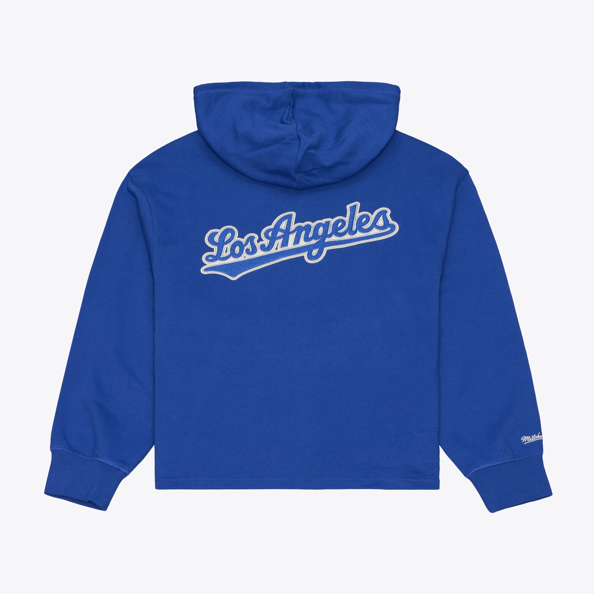 Women's Mitchell & Ness Royal Los Angeles Dodgers Cooperstown Collection Retro Roots Pullover Hoodie