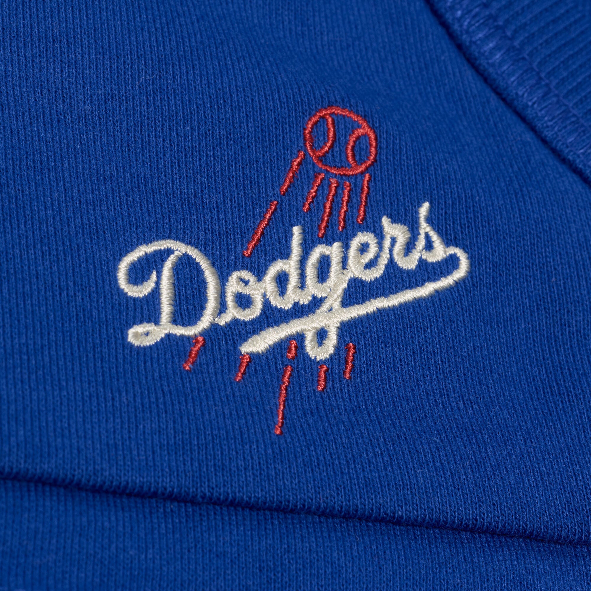 Women's Mitchell & Ness Royal Los Angeles Dodgers Cooperstown Collection Retro Roots Pullover Hoodie