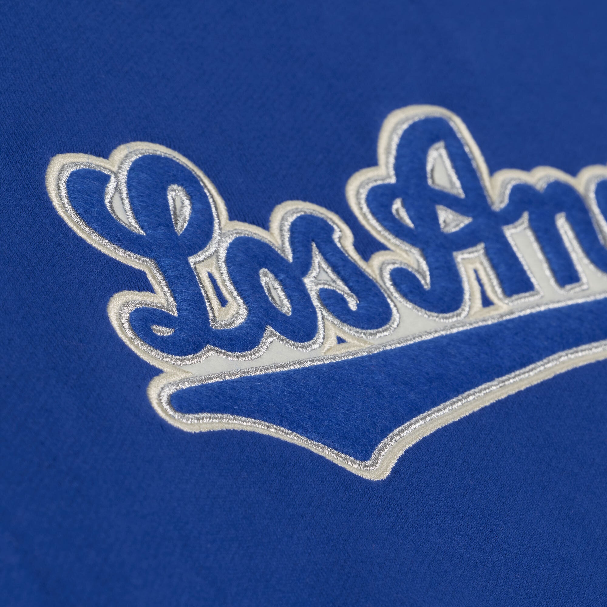 Women's Mitchell & Ness Royal Los Angeles Dodgers Cooperstown Collection Retro Roots Pullover Hoodie