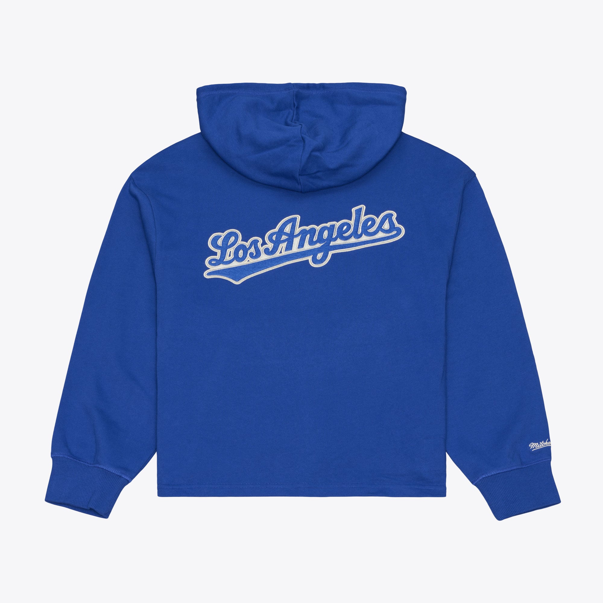 Women's Mitchell & Ness Royal Los Angeles Dodgers Cooperstown Collection Retro Roots Pullover Hoodie