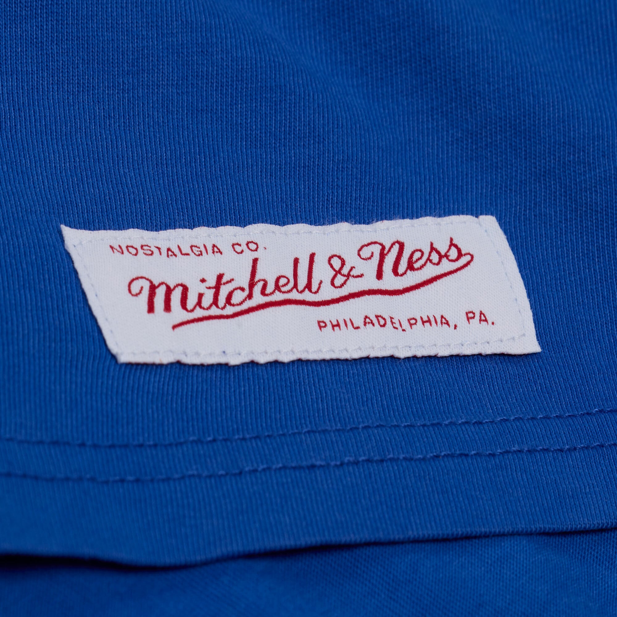 Women's Mitchell & Ness Royal Los Angeles Dodgers Core Essentials Boxy Crop T-Shirt