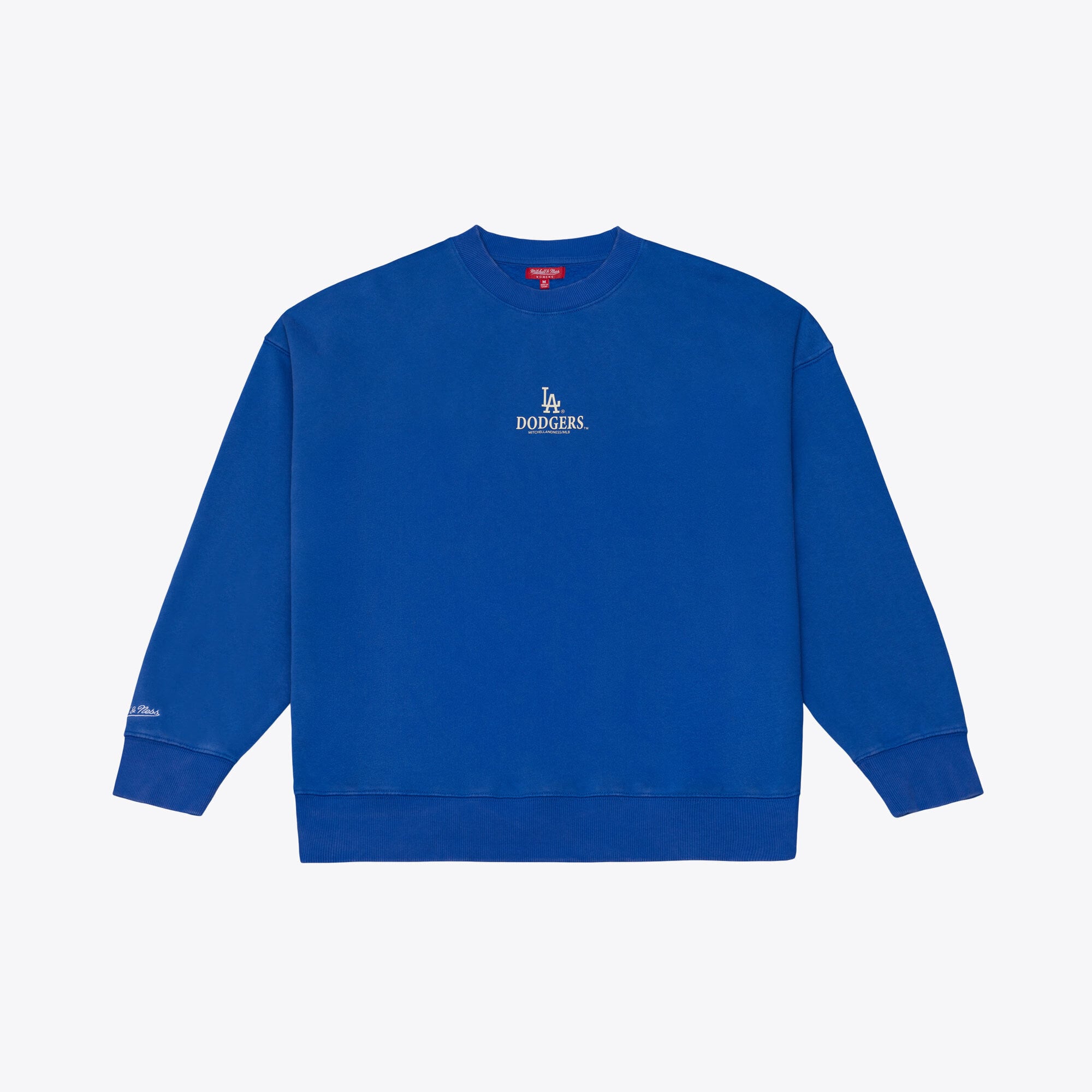 Sweat-shirt polaire Mitchell & Ness Royal Los Angeles Dodgers Core Essentials Micro Logo pour femme