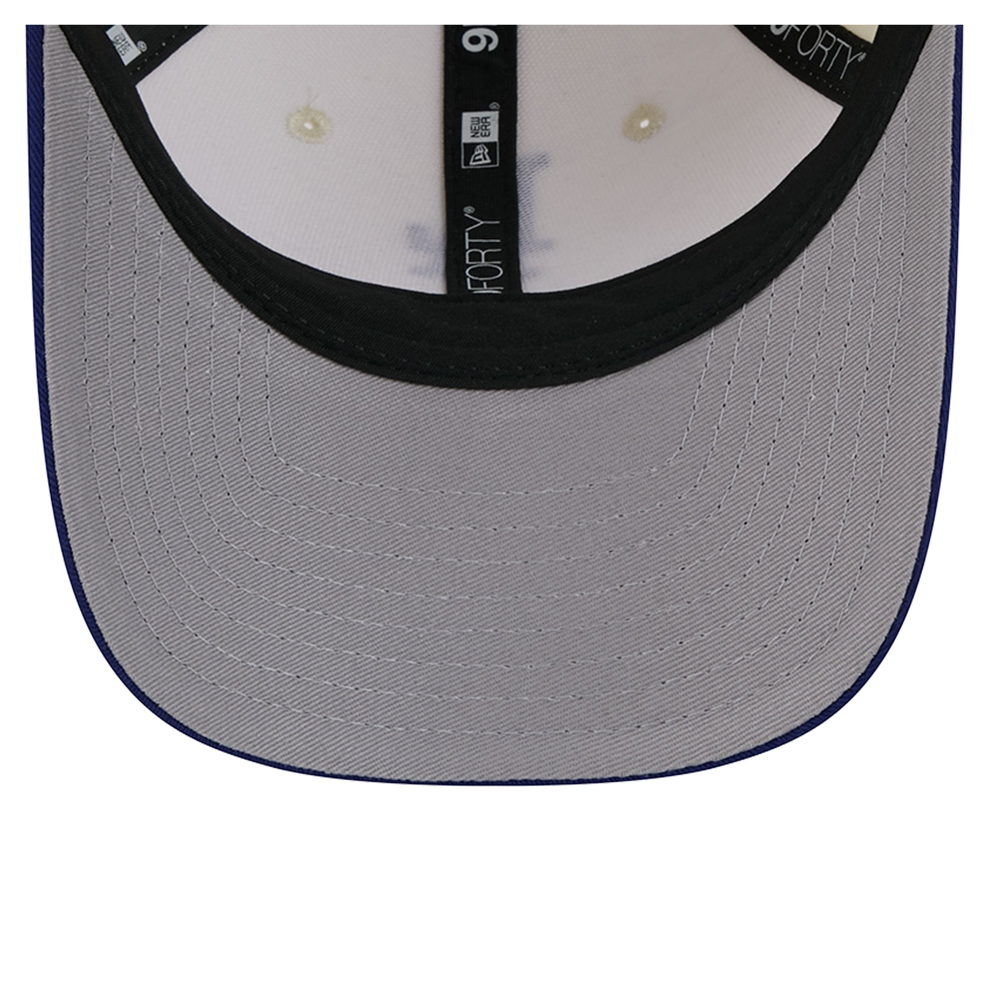 Casquette ajustable New Era crème/bleu roi Los Angeles Dodgers Primary 9FORTY M-Crown pour femme