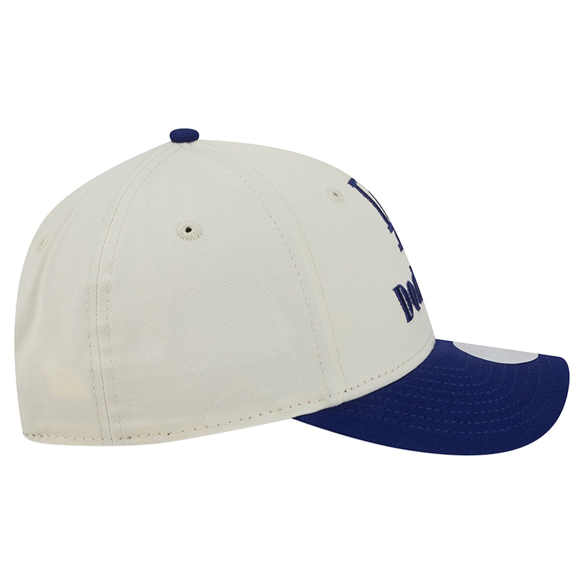 Casquette ajustable New Era crème/bleu roi Los Angeles Dodgers Primary 9FORTY M-Crown pour femme