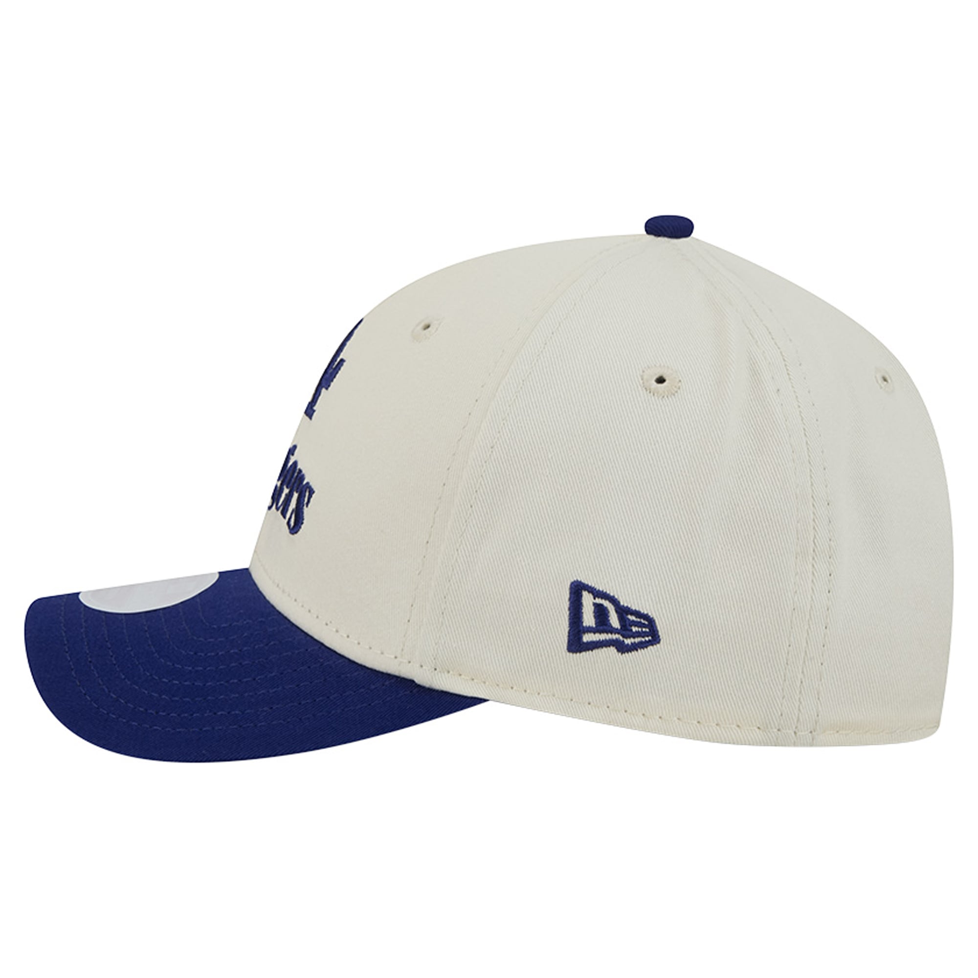 Casquette ajustable New Era crème/bleu roi Los Angeles Dodgers Primary 9FORTY M-Crown pour femme