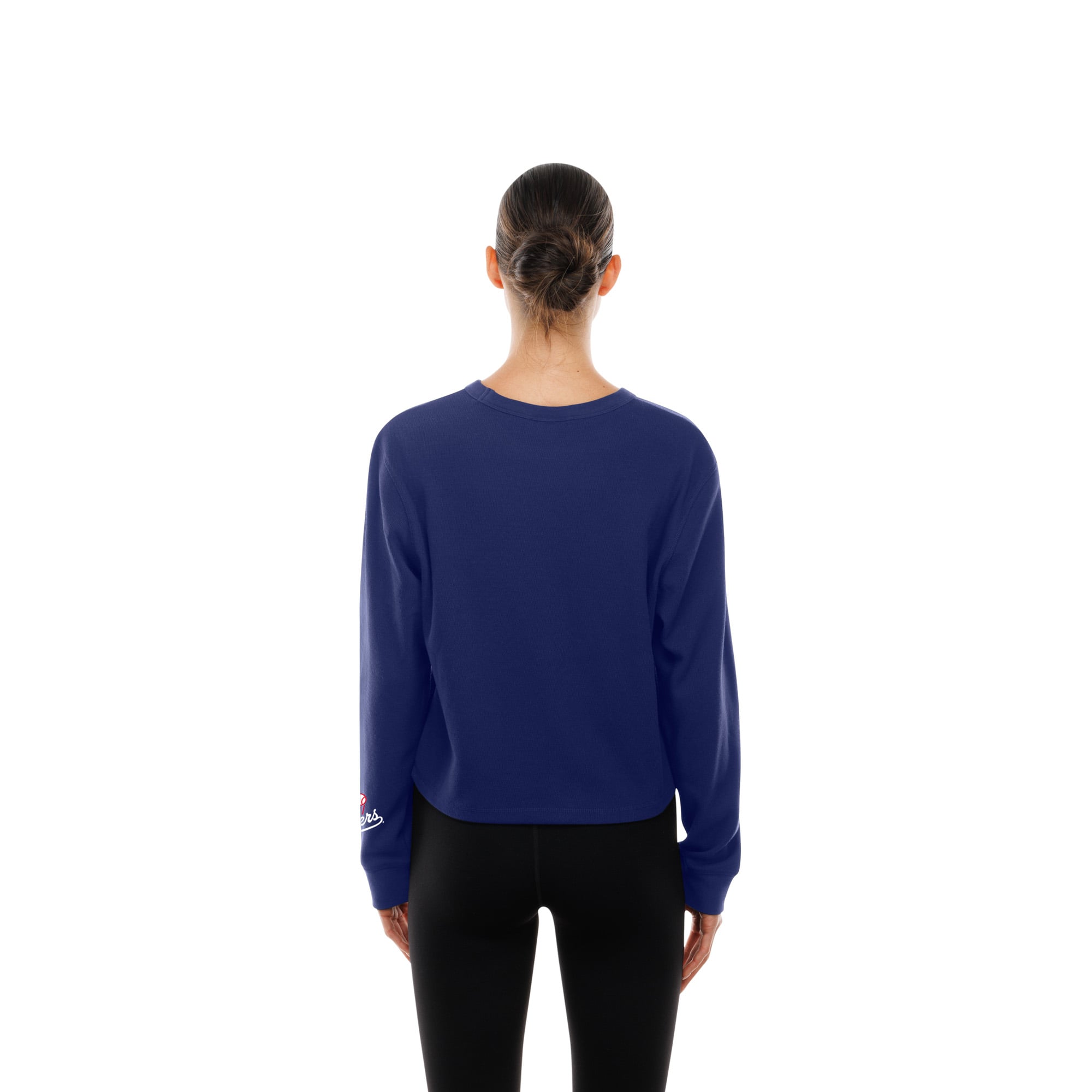 T-shirt thermique à manches longues New Era Royal Los Angeles Dodgers Fan Collection pour femmes