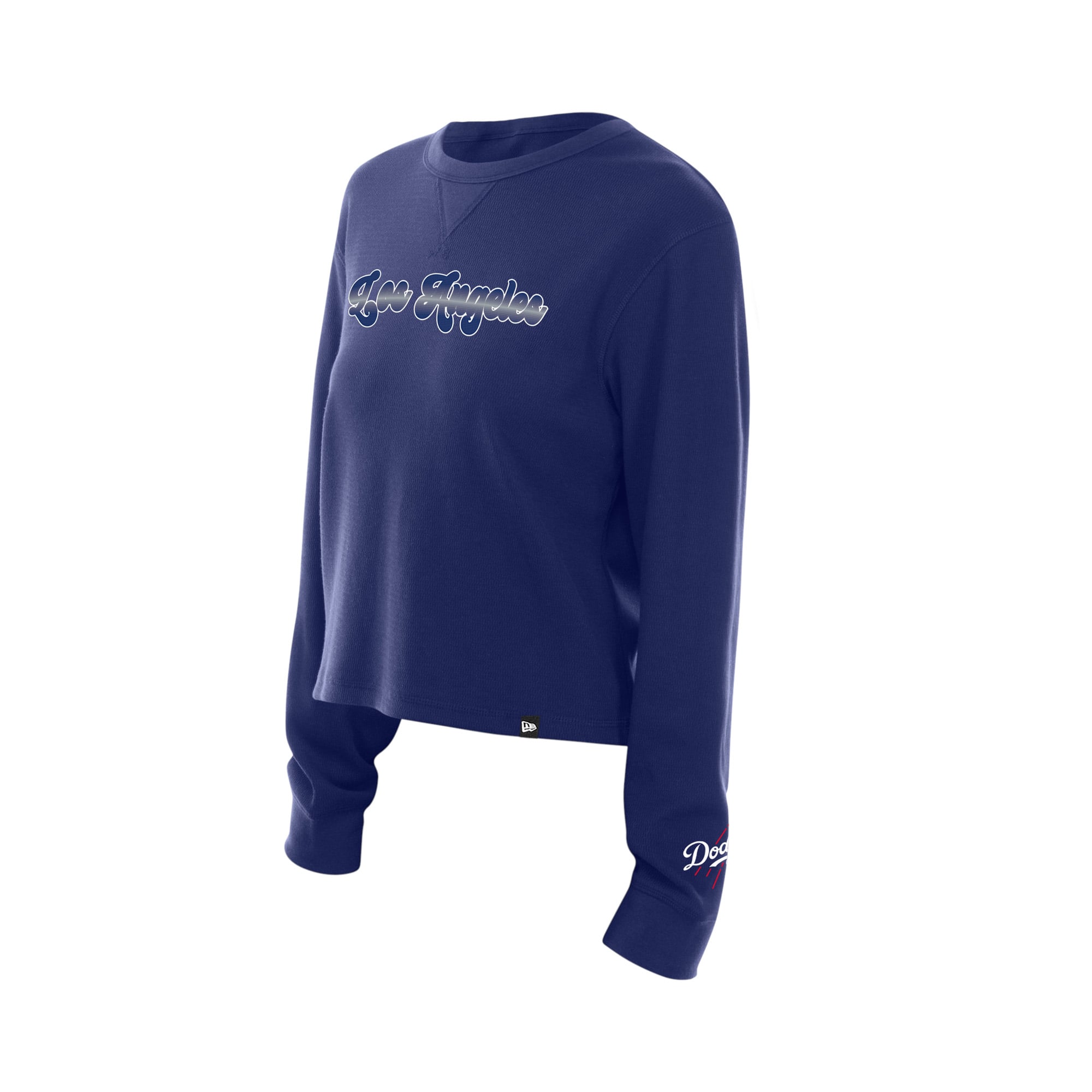 T-shirt thermique à manches longues New Era Royal Los Angeles Dodgers Fan Collection pour femmes