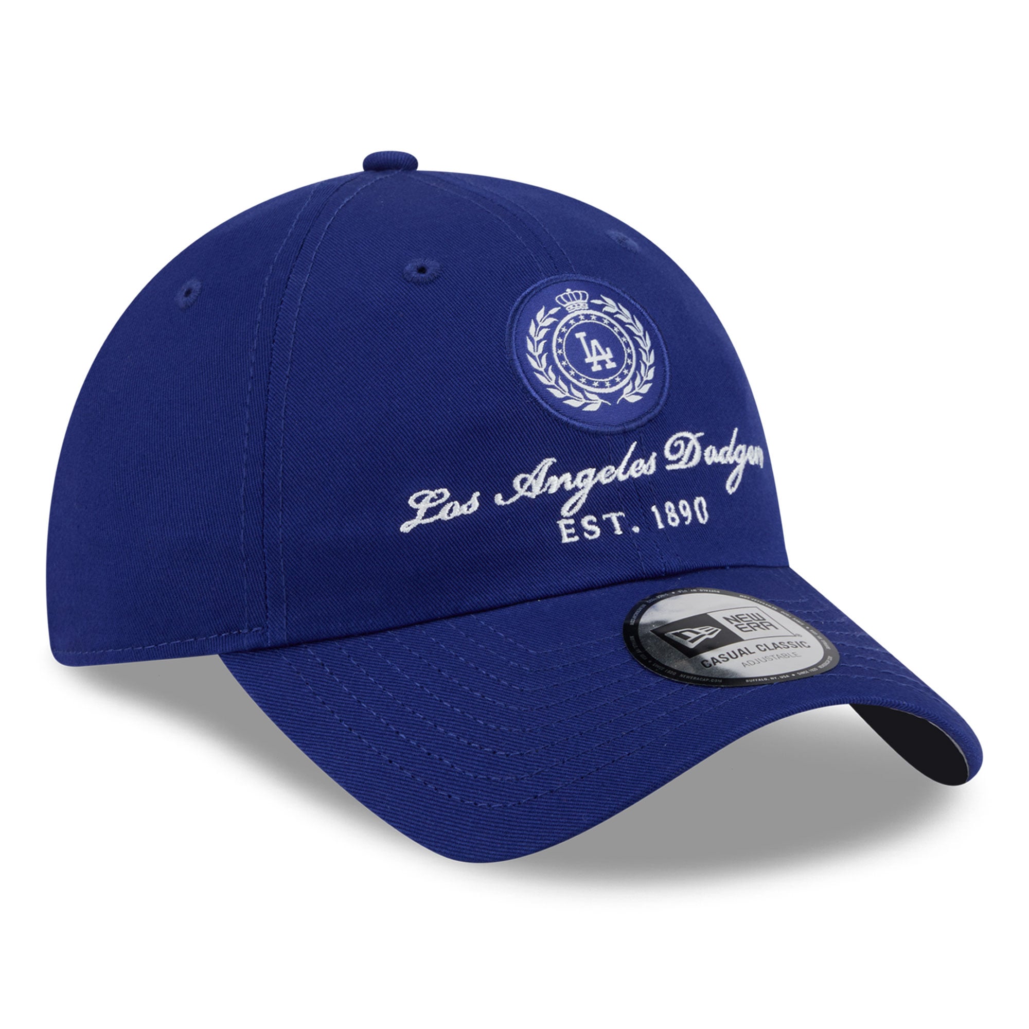 Women's New Era Royal Los Angeles Dodgers Script Patch Casual Classic Adjustable Hat