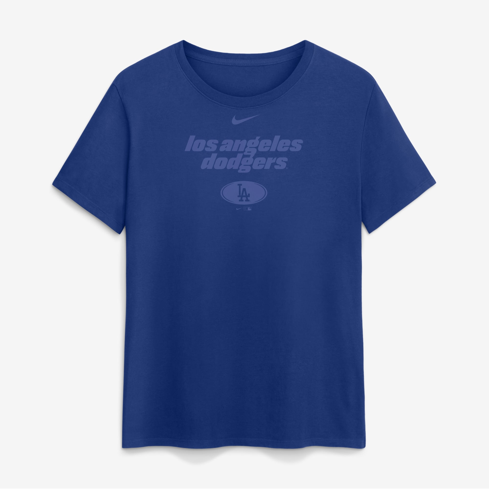 T-shirt Nike Royal Los Angeles Dodgers Globe Logo pour femmes