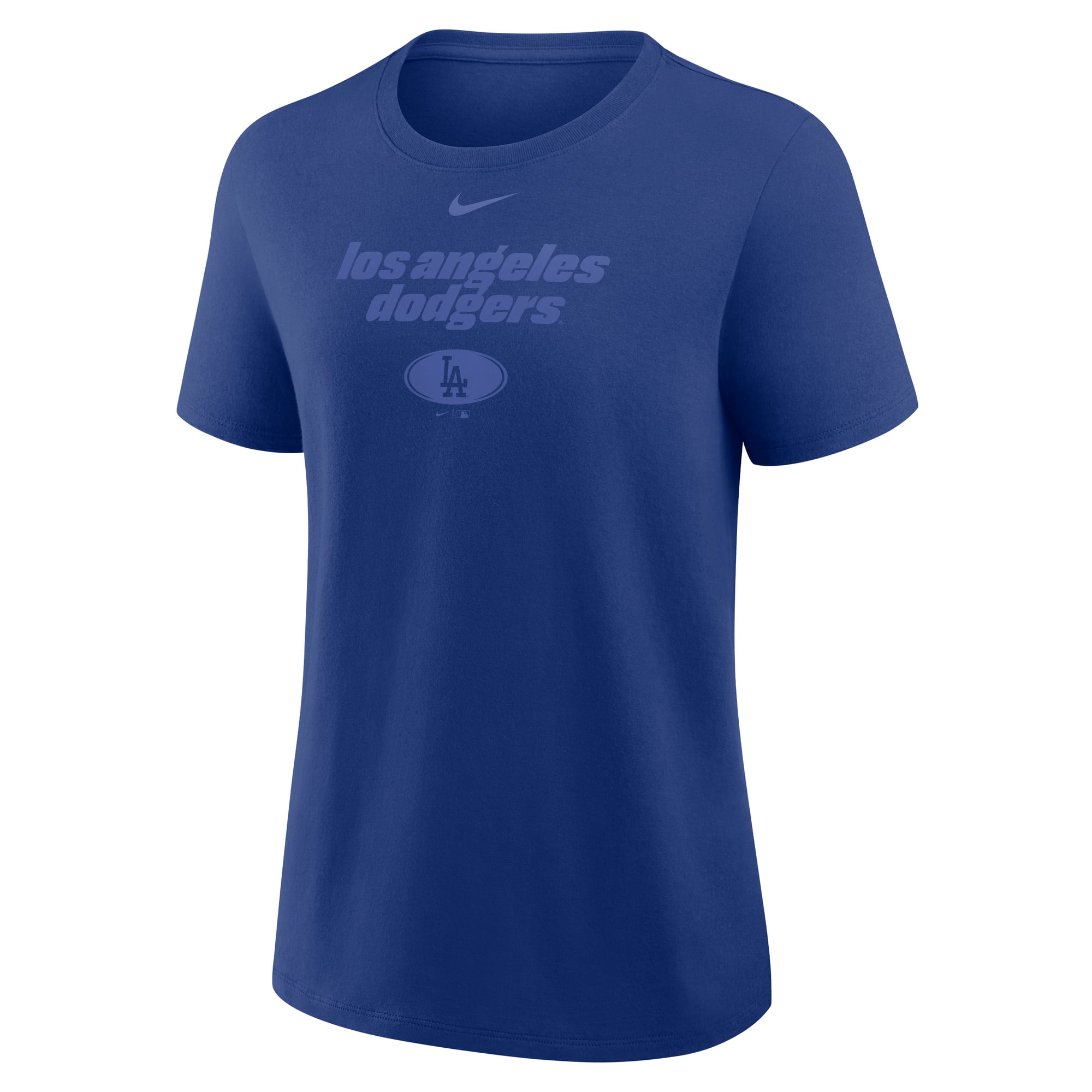 T-shirt Nike Royal Los Angeles Dodgers Globe Logo pour femmes