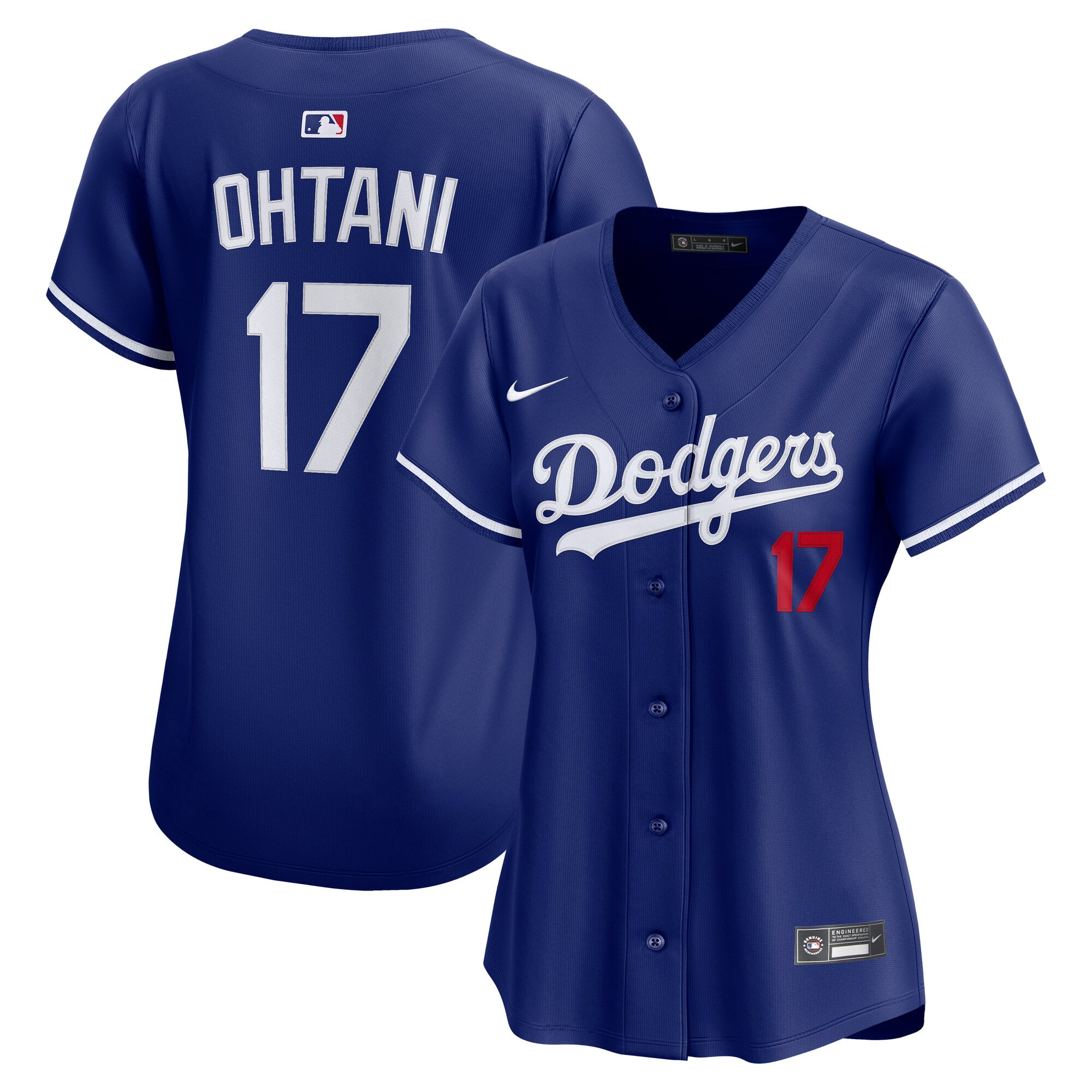 Maillot Nike Shohei Ohtani blanc pour femme, édition limitée, domicile des Dodgers de Los Angeles