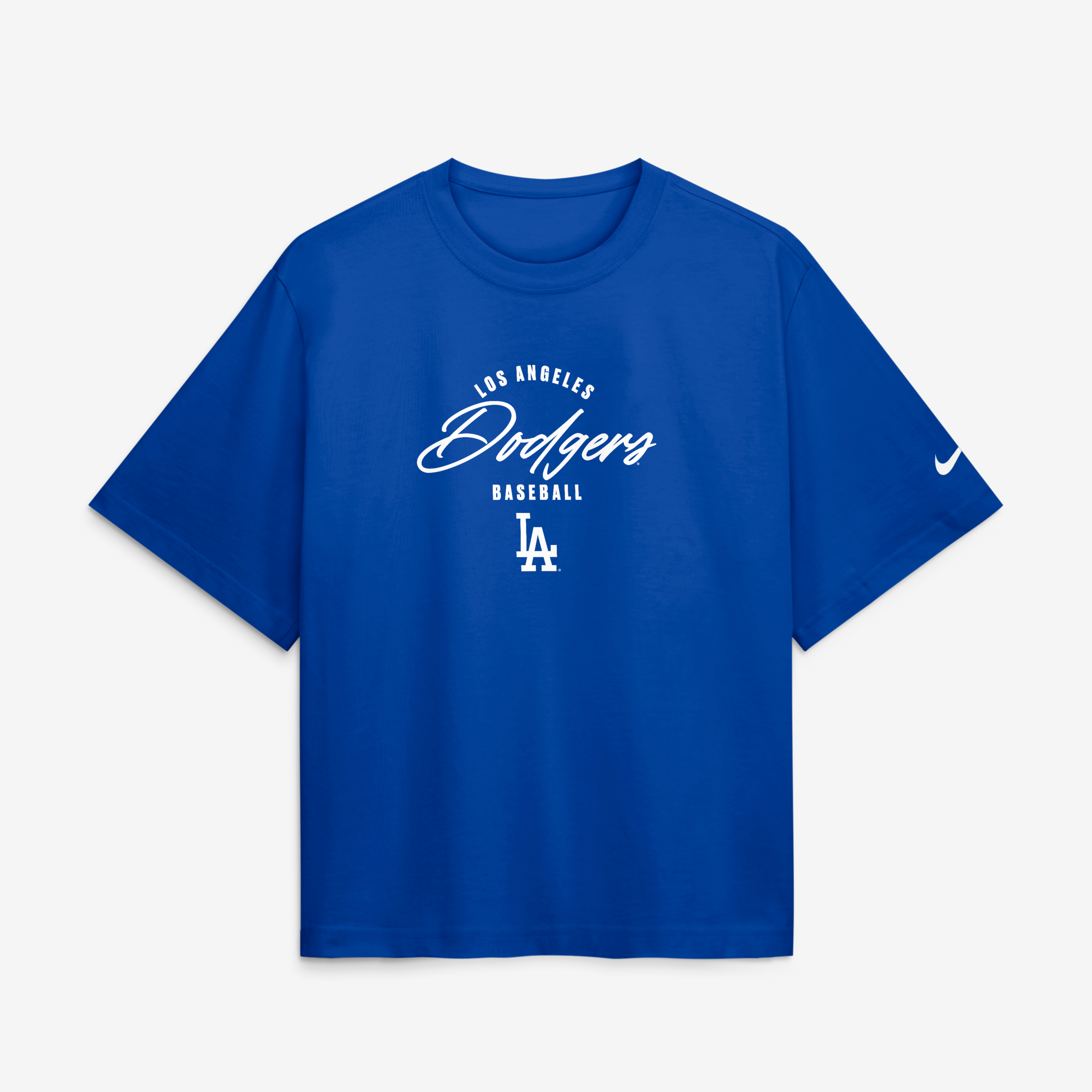 Women's Nike Shohei Ohtani Royal Los Angeles Dodgers Premium Essentials Boxy Name & Number T-Shirt