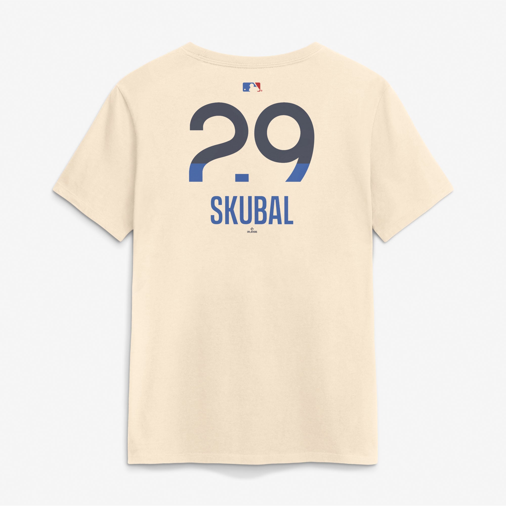 Women's Nike Tarik Skubal Cream Los Angeles Dodgers City Connect Name & Number T-Shirt