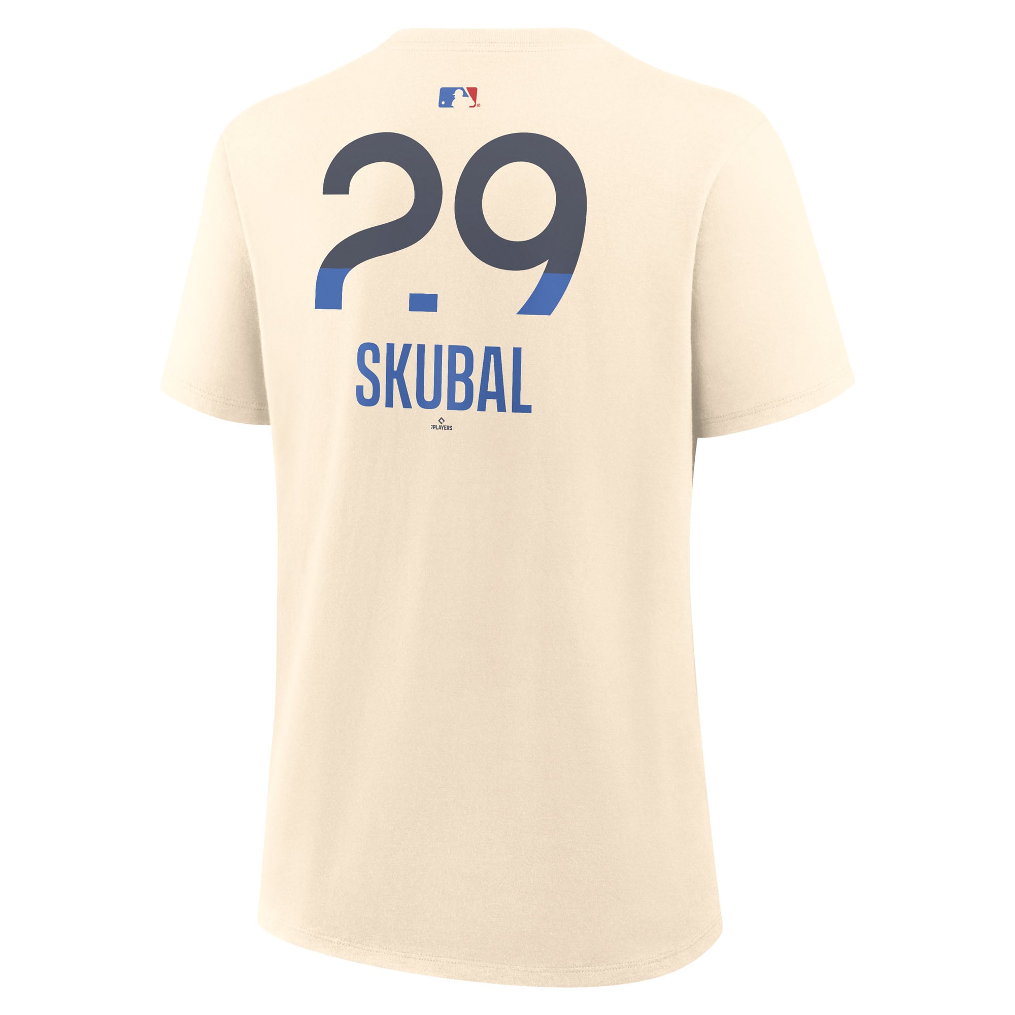 Women's Nike Tarik Skubal Cream Los Angeles Dodgers City Connect Name & Number T-Shirt