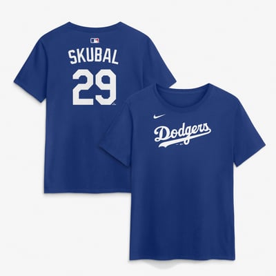 Tarik Skubal Los Angeles Dodgers Nike Women's Name & Number T-Shirt - Royal