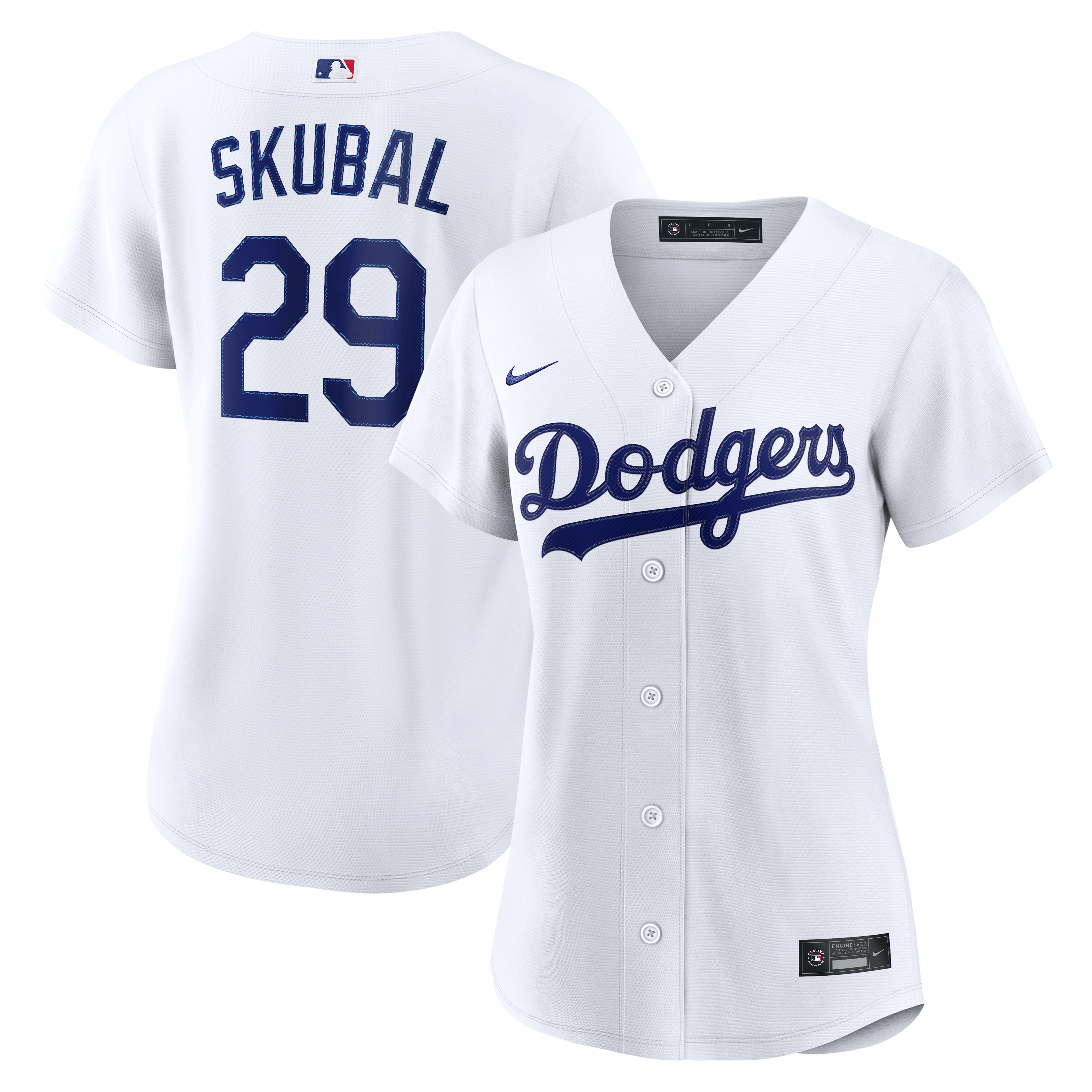 Women's Nike Tarik Skubal White Los Angeles Dodgers Home Replica Jersey