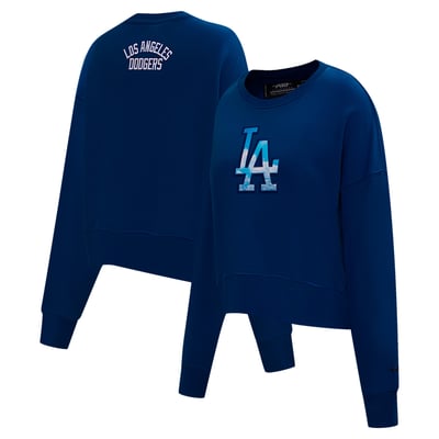 Los Angeles Dodgers Pro Standard Women's Painted Sky Pullover Sweatshirt - Royal