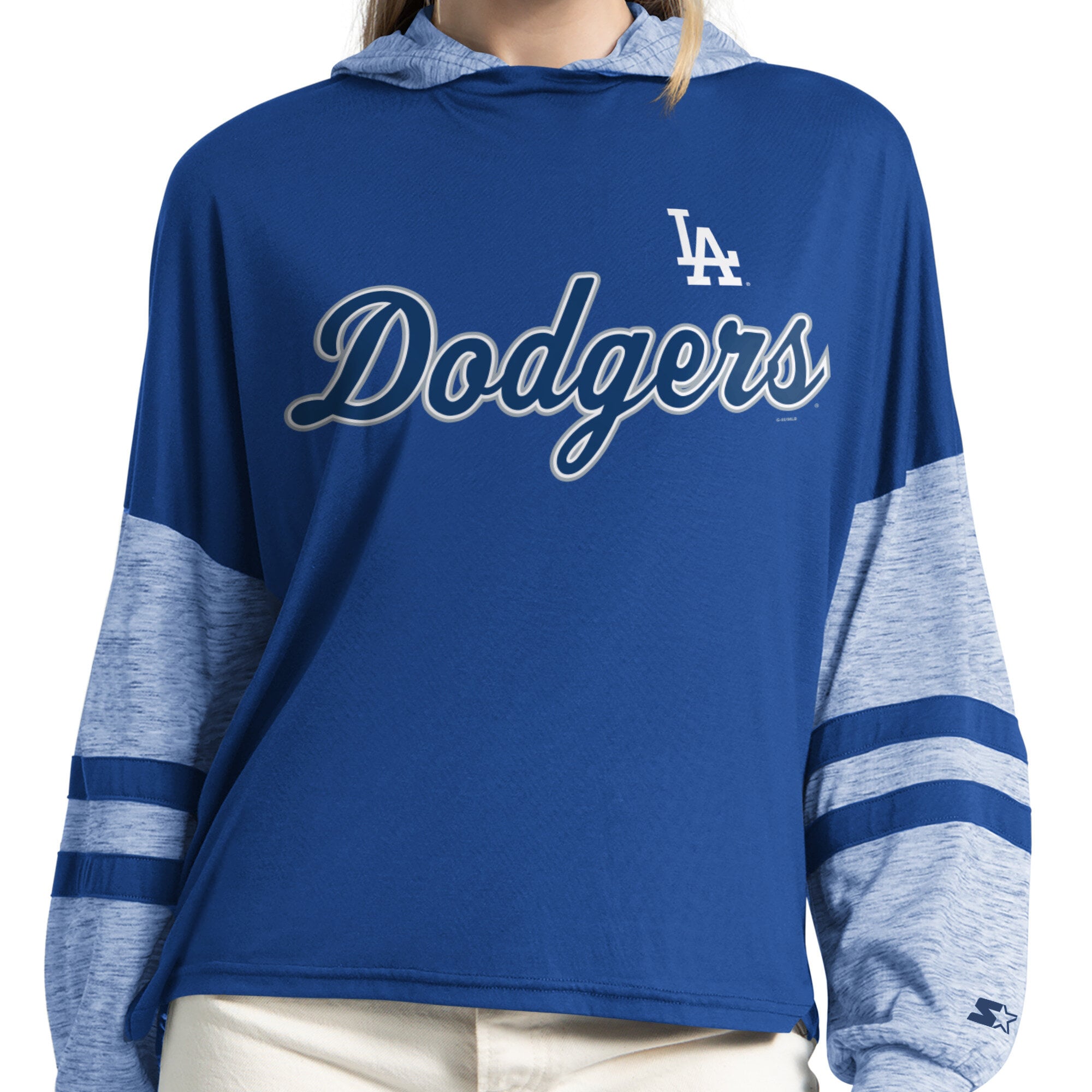 Sweat à capuche léger Starter Royal pour femmes, Los Angeles Dodgers Fuel Up