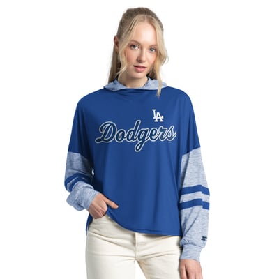  Los Angeles Dodgers Starter Women's Fuel Up Lightweight Hoodie - Royal