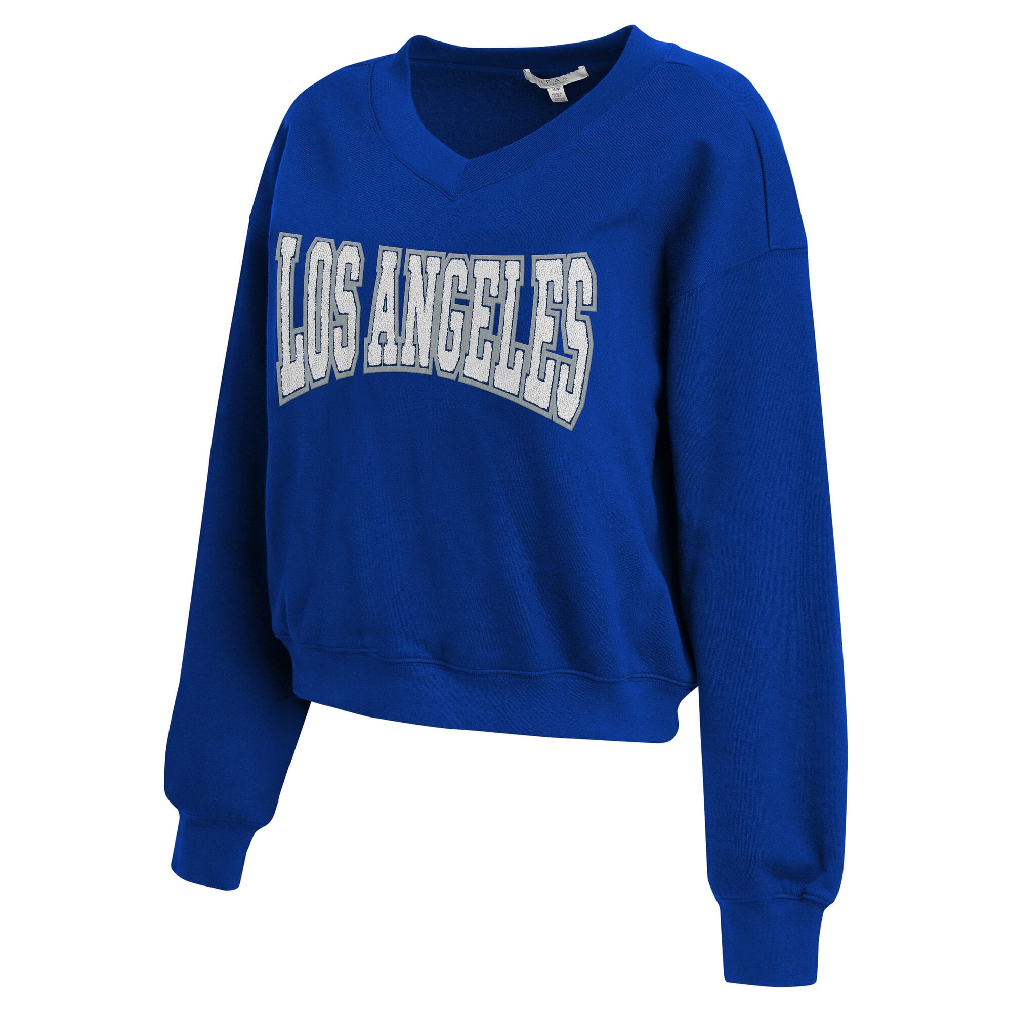 Women's WEAR by Erin Andrews Blue Los Angeles Dodgers Fleece V-Neck Set