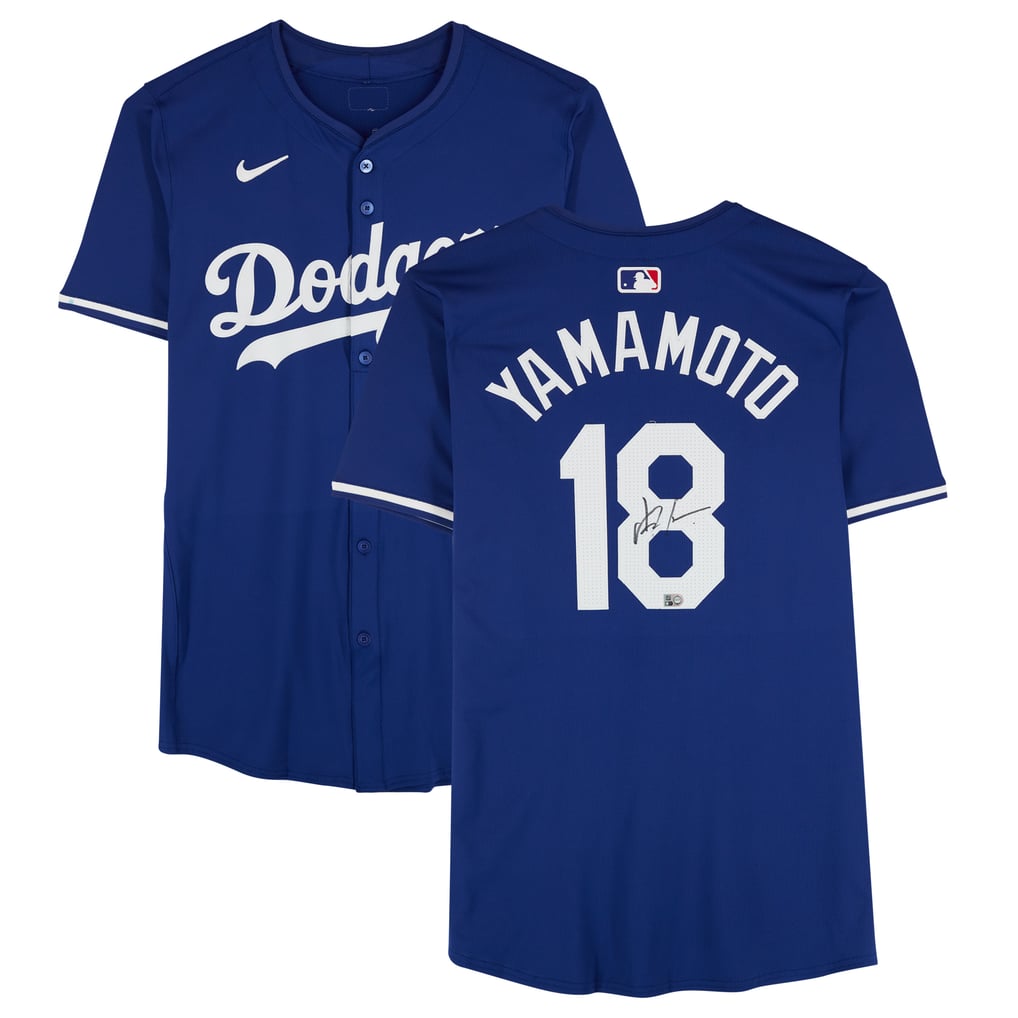Yoshinobu Yamamoto Los Angeles Dodgers Autographed Player-Issued 