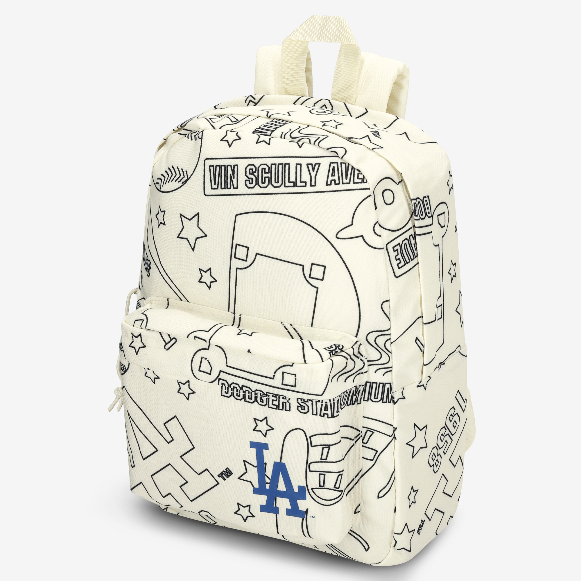 Sac à dos Bonderkage Tan Los Angeles Dodgers pour jeunes