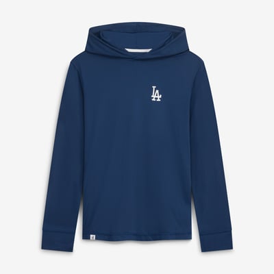 Los Angeles Dodgers Johnnie-O Youth Durant Long Sleeve Hooded T-Shirt - Navy