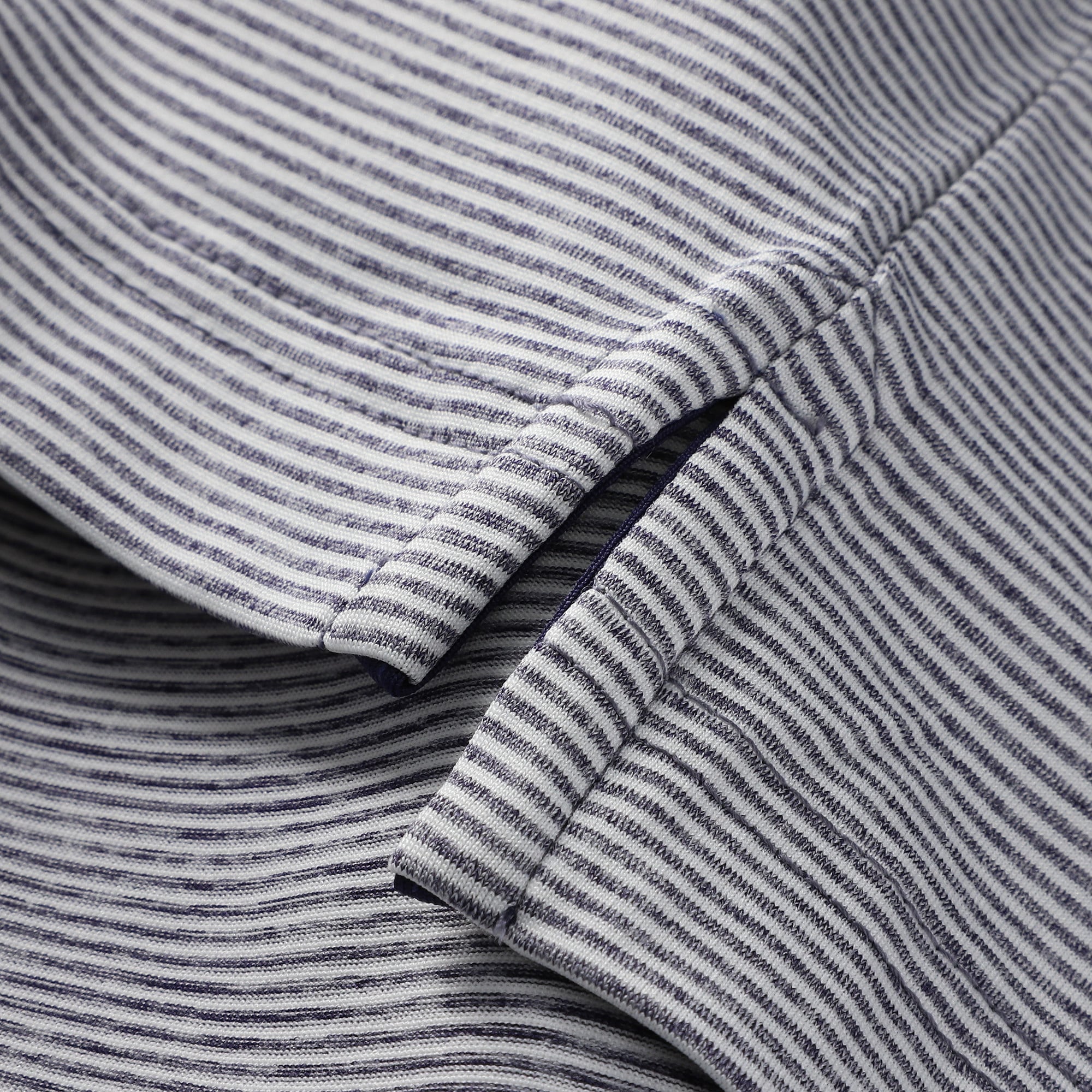 Polo de performance rayé Johnnie-O Lyndon bleu marine et blanc pour jeunes, Los Angeles Dodgers.