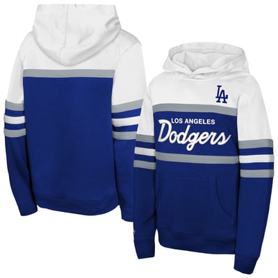  Los Angeles Dodgers Mitchell & Ness Youth Head Coach Hoodie - Royal