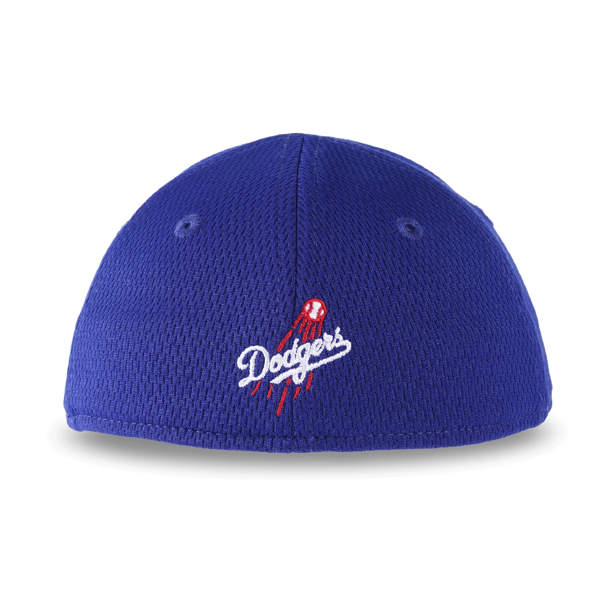 Youth New Era Dark Blue Los Angeles Dodgers Oversized Logo Flex 39THIRTY Hat