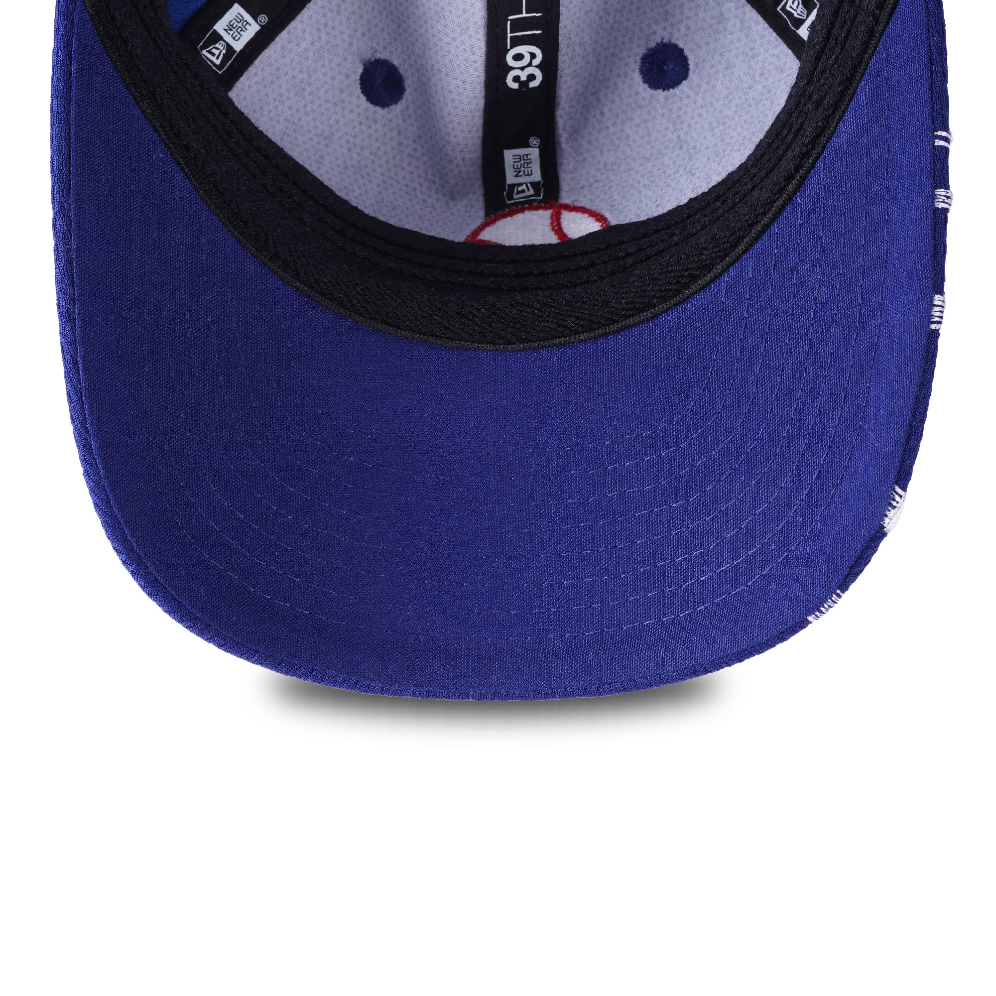 Youth New Era Dark Blue Los Angeles Dodgers Oversized Logo Flex 39THIRTY Hat