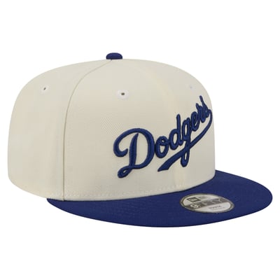  Los Angeles Dodgers New Era Youth Two-Tone 9FIFTY Snapback Hat - White
