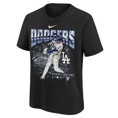 Shohei Ohtani Los Angeles Dodgers Nike Youth Oversized Player T-Shirt - Black