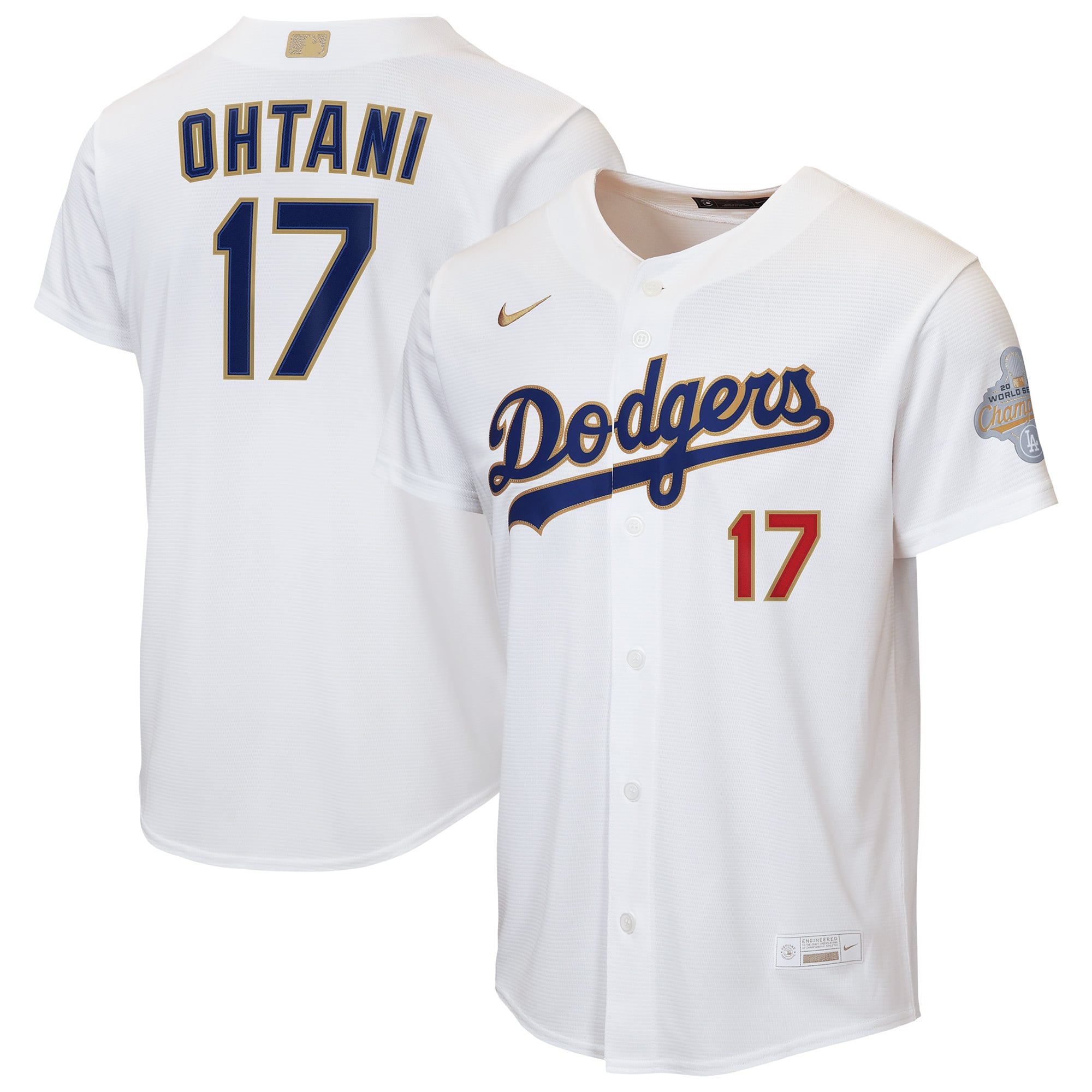 ユース Nike 大谷翔平 ホワイト ロサンゼルス・ドジャース 2026 