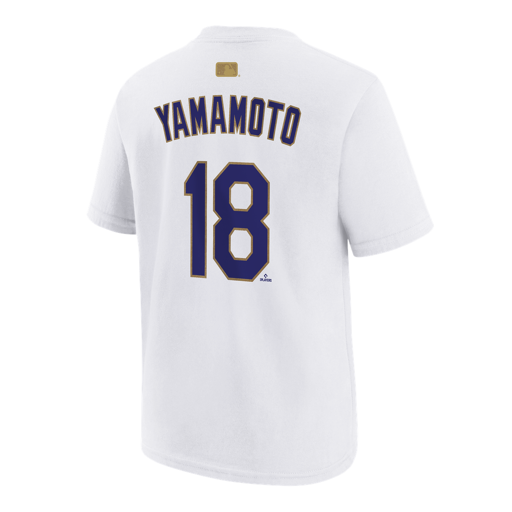 ユース Nike 山本由伸 ホワイト ロサンゼルス・ドジャース 2026 