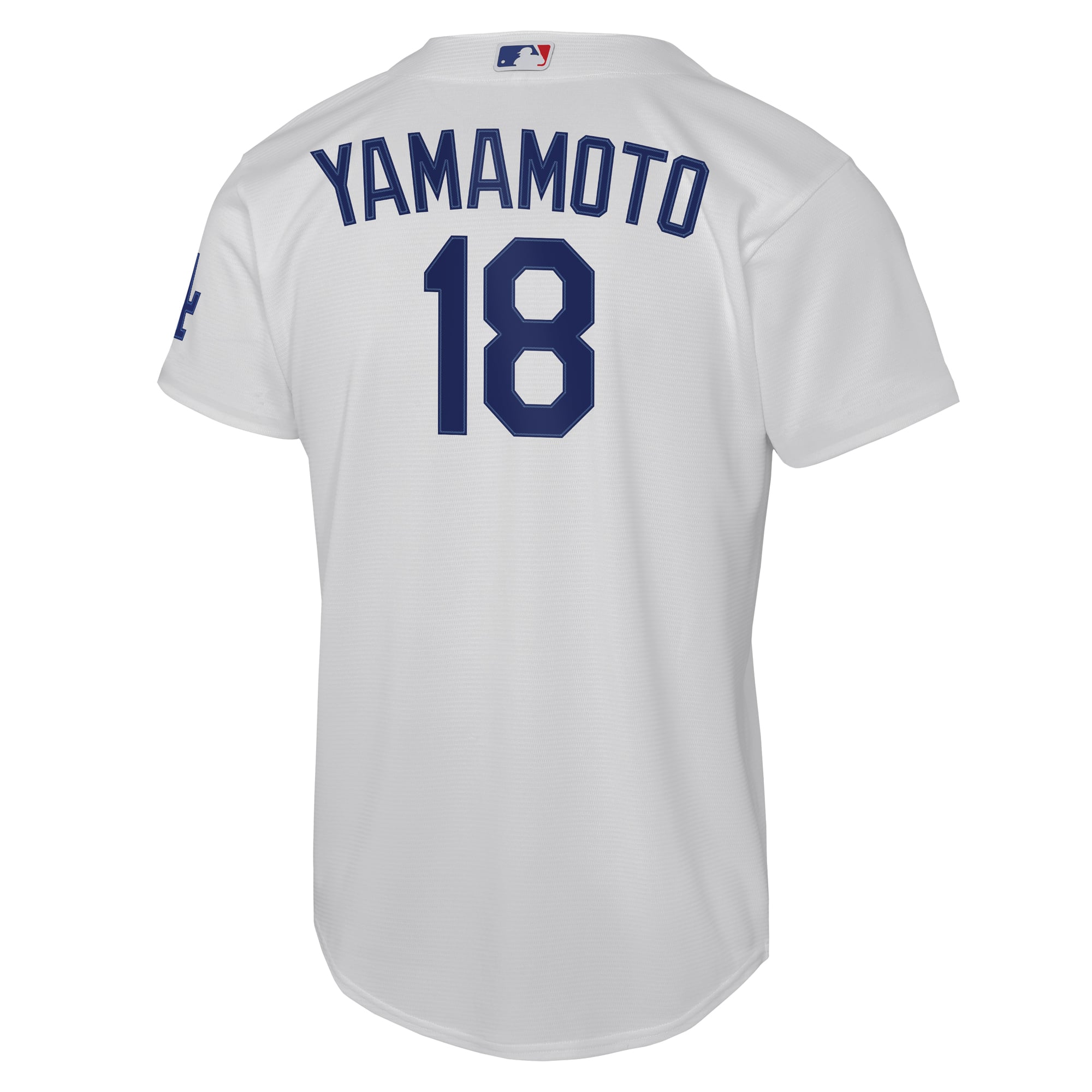 Maillot domicile Nike Yoshinobu Yamamoto blanc des Dodgers de Los Angeles pour jeunes