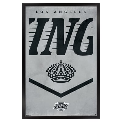 Los Angeles Kings 23" x 34" Framed Poster