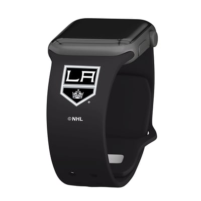 Los Angeles Kings Silicone Apple Watch Band - Black