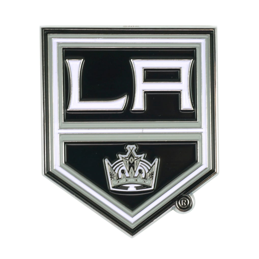 Los Angeles Kings Logo Brands Embossed Color Auto Emblem