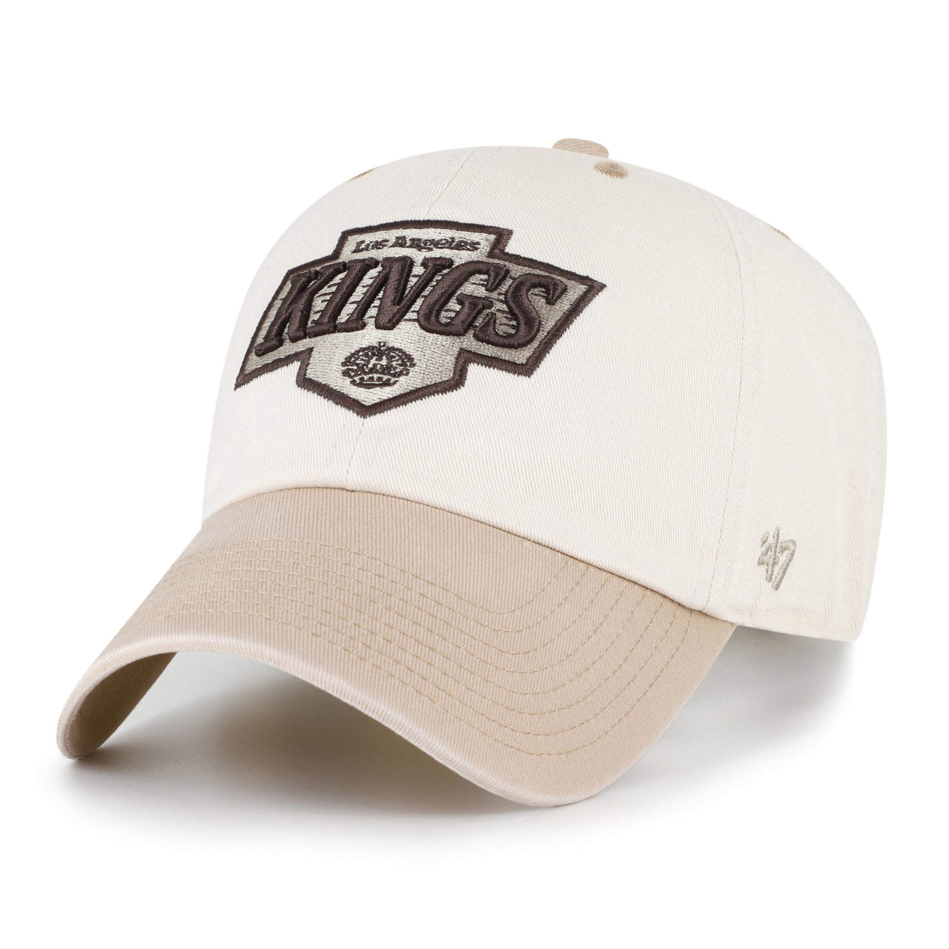 Casquette ajustable pour homme « 47 Natural/Tan Los Angeles Kings Neutral Terrain Clean Up »