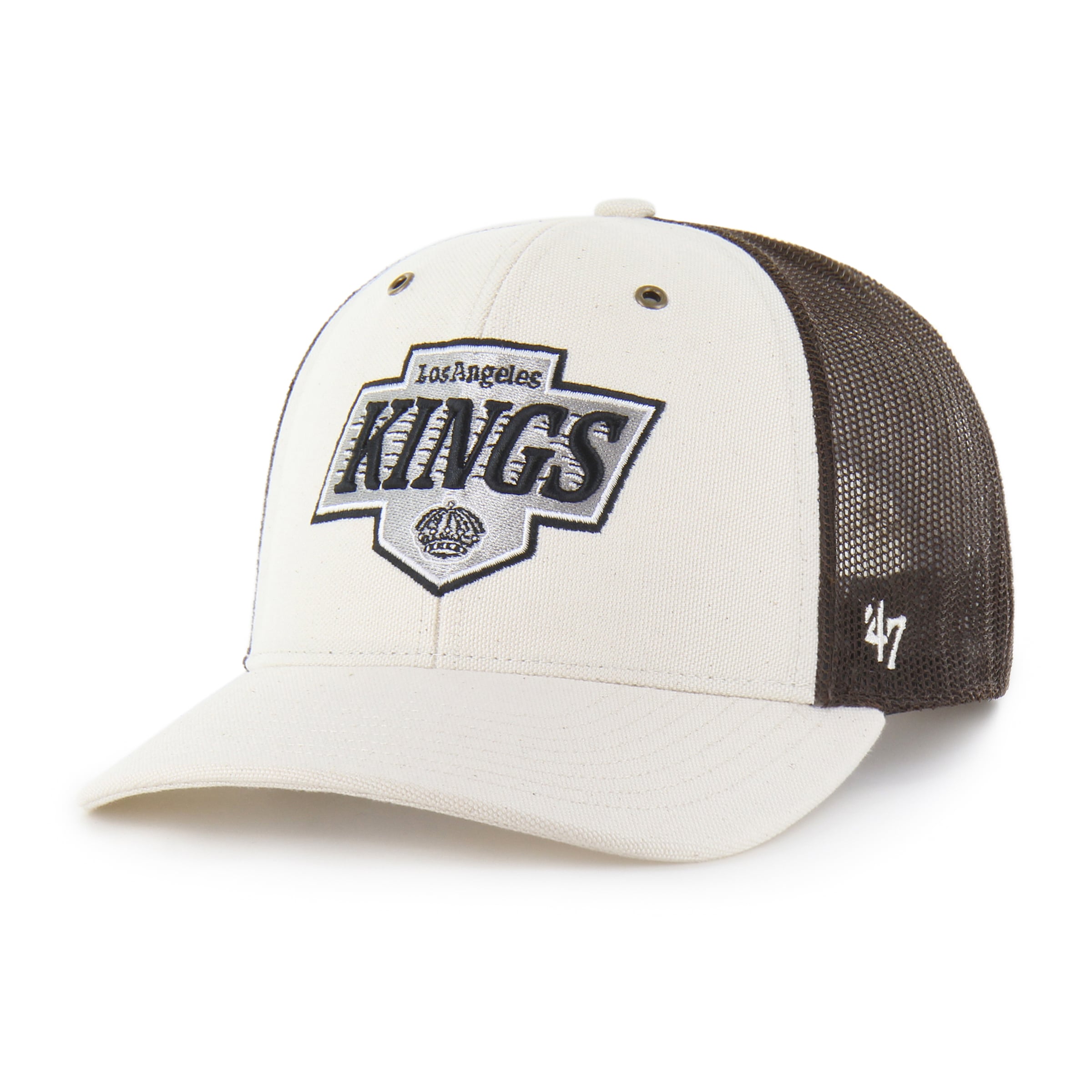 Casquette trucker ajustable '47 x Carhartt crème Los Angeles Kings pour homme