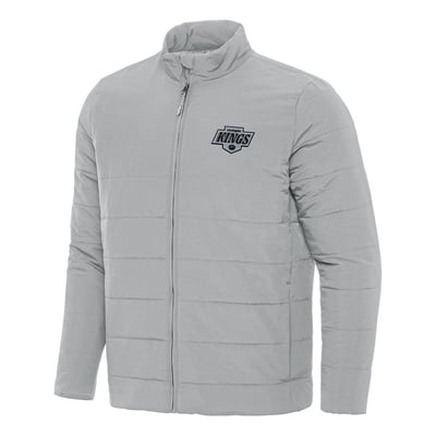 Los Angeles Kings Antigua Swelter Full-Zip Puffer Jacket - Gray
