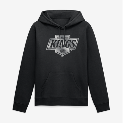 Los Angeles Kings Big & Tall Metallic Mascot Hoodie - Black