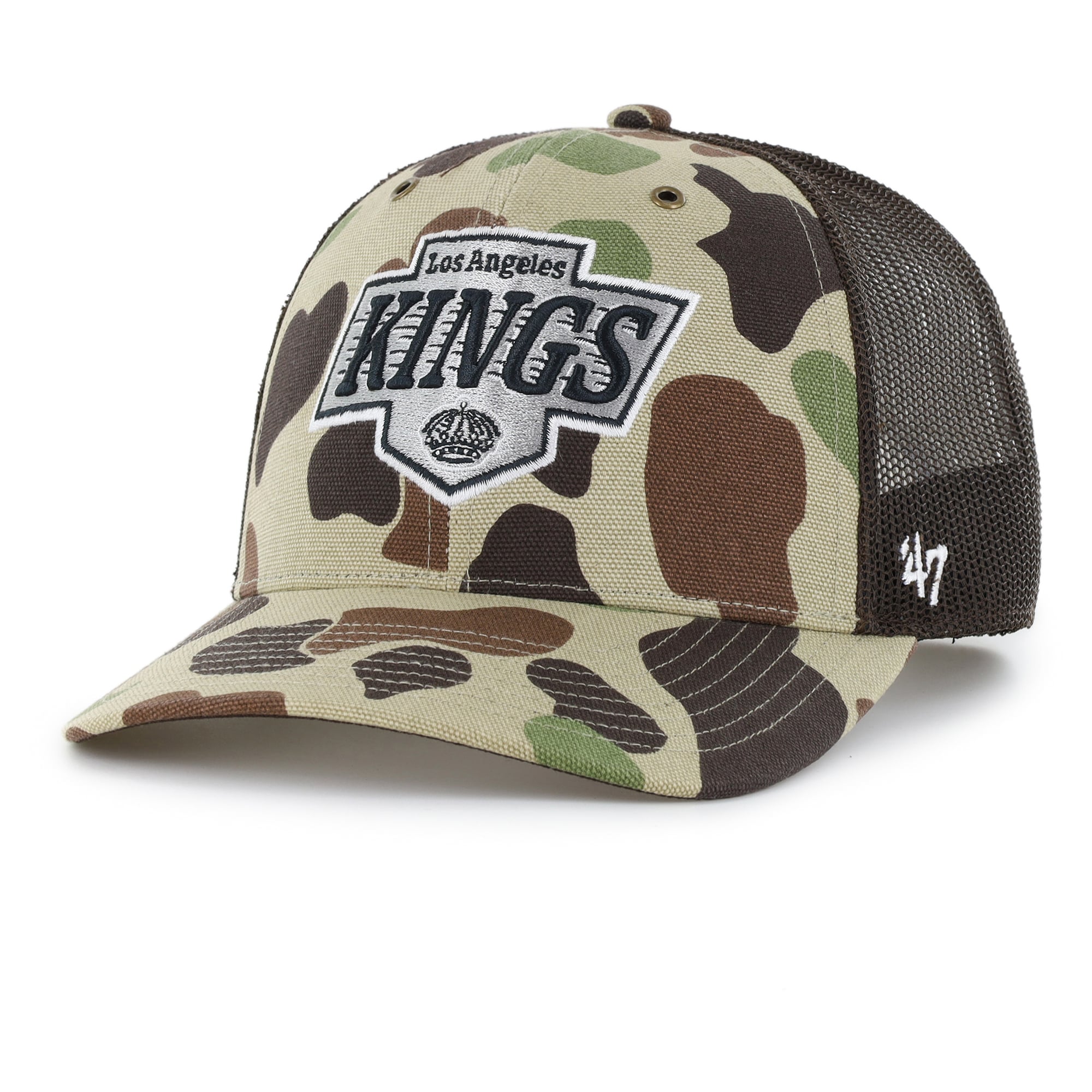 Casquette trucker ajustable Carhartt x '47 Duck Camo Los Angeles Kings pour homme