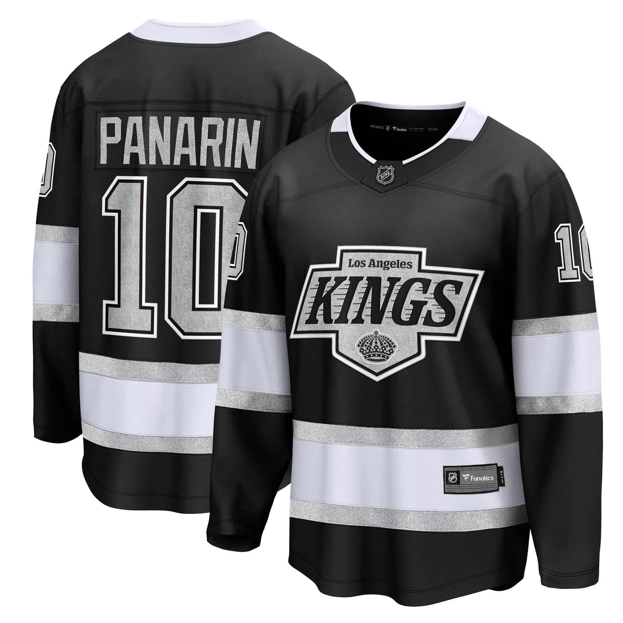 Maillot Breakaway Domicile des Kings de Los Angeles Fanatics Artemi Panarin pour hommes, noir
