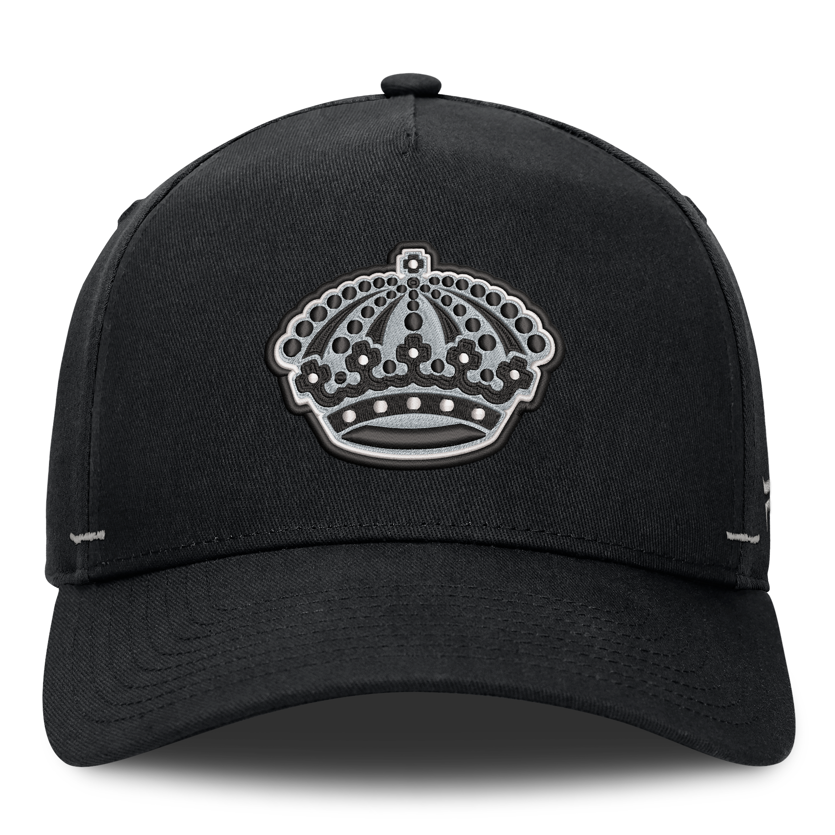 Casquette ajustable Fanatics noire pour homme, Los Angeles Kings, modèle alternatif authentique Pro Rink A-Frame.