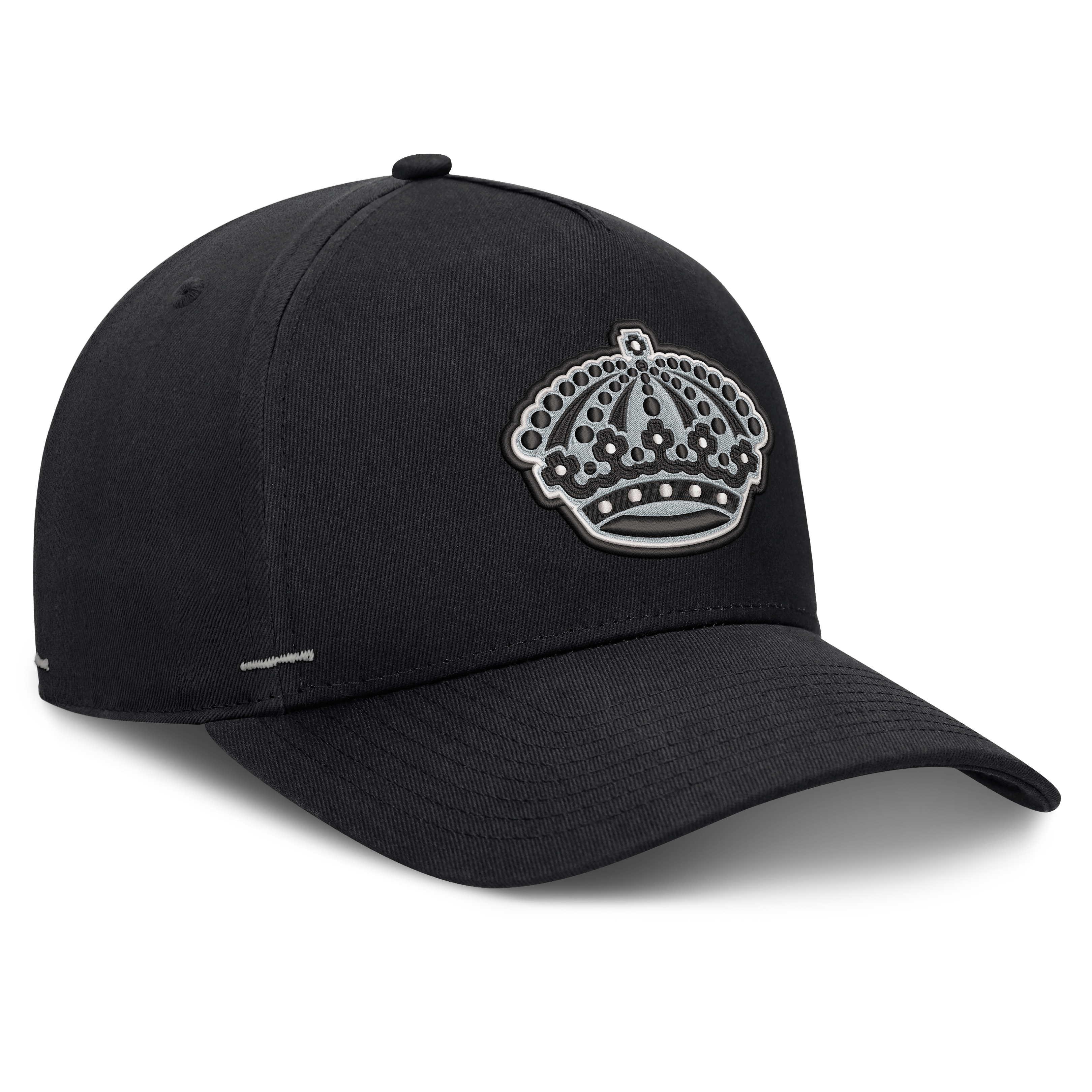 Casquette ajustable Fanatics noire pour homme, Los Angeles Kings, modèle alternatif authentique Pro Rink A-Frame.